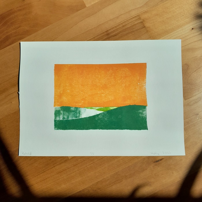 wandeling print landscape